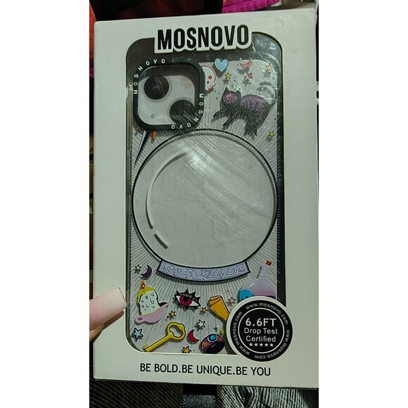 NEW Mosnovo Cats & Wizardry Case for iPhone 13 Pro Max 6.6ft Military Grade Drop - Picture 5 of 5